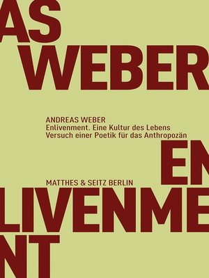 cover image of Enlivenment. Eine Kultur des Lebens